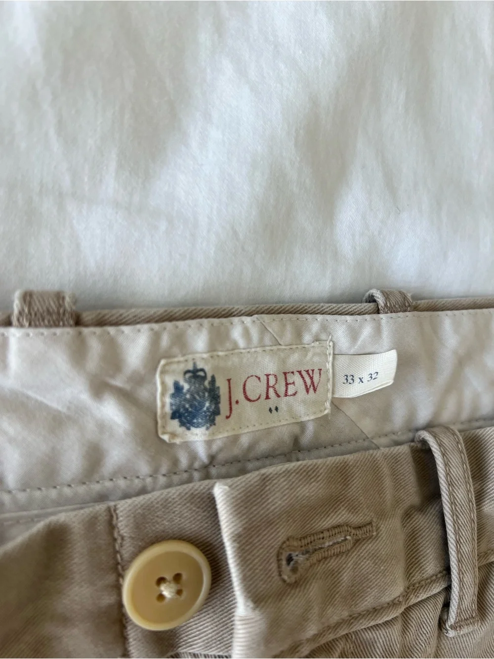 J. Crew Men's Chino Pants in Taupe